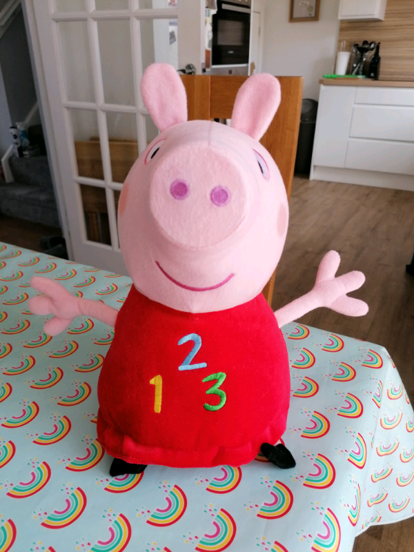 peppa pig 123 soft toy
